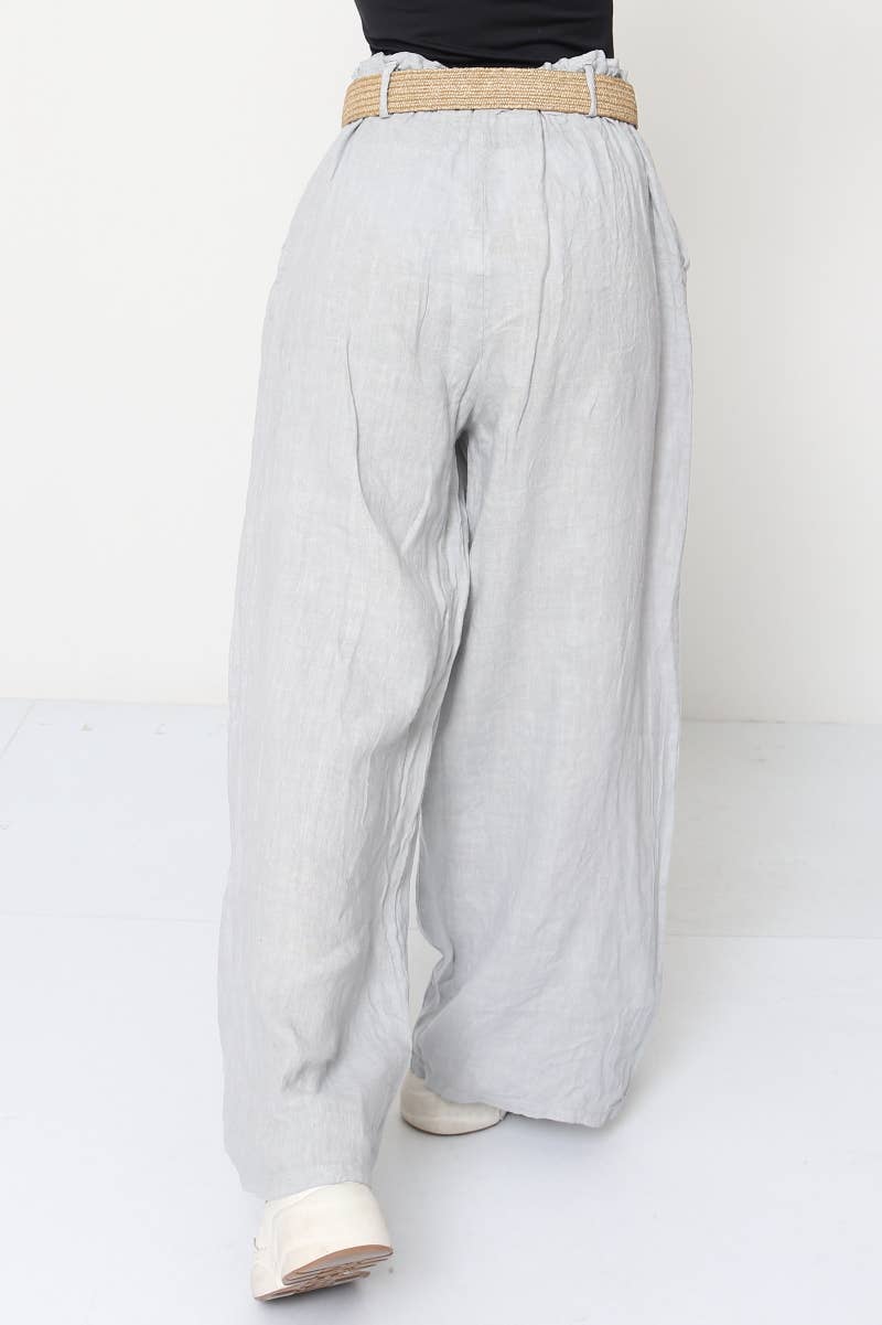 100% Linen Trousers REF. 5056