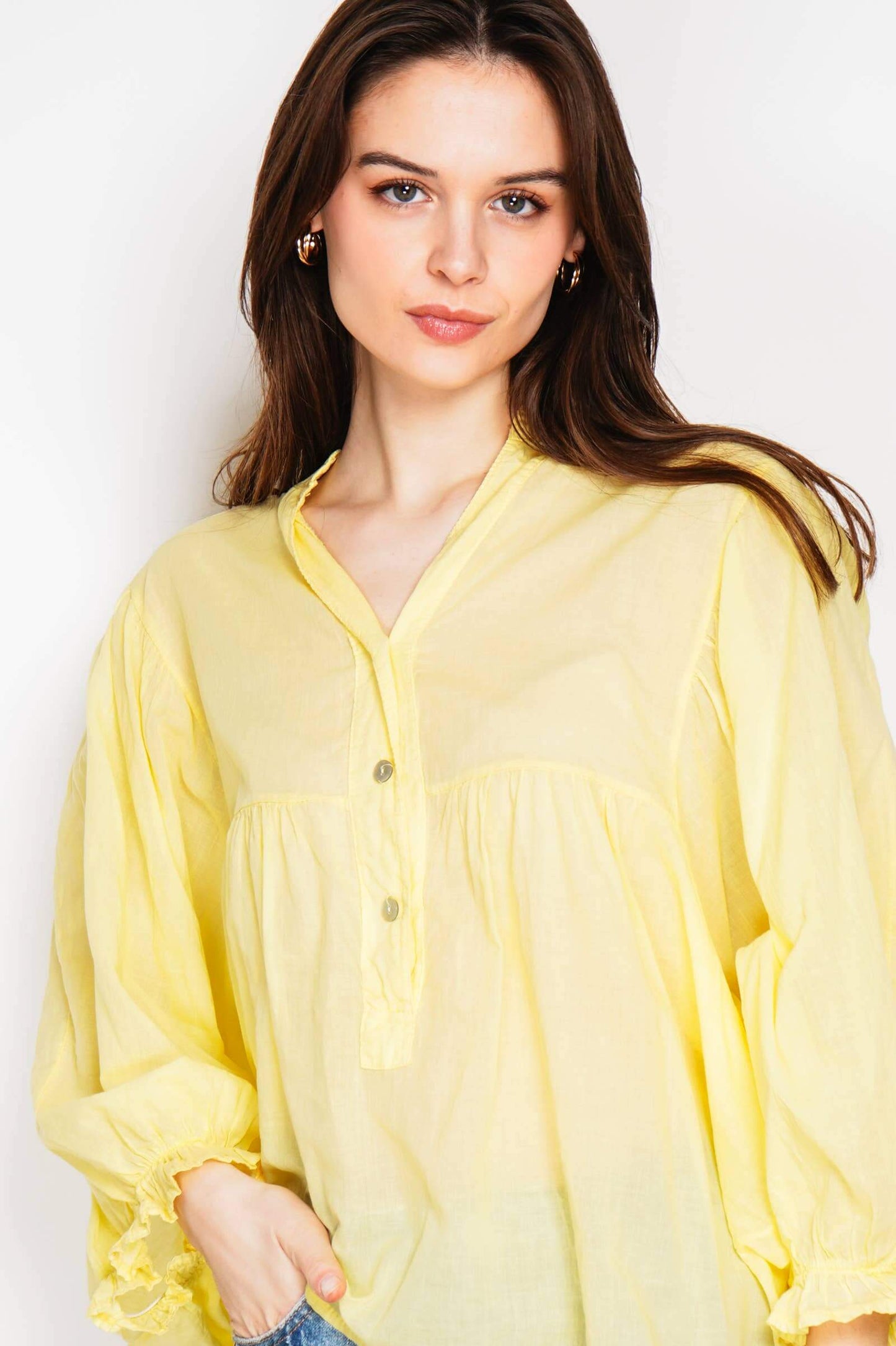 Cotton Voile Blouse – Lightweight, Elegant & Breathable