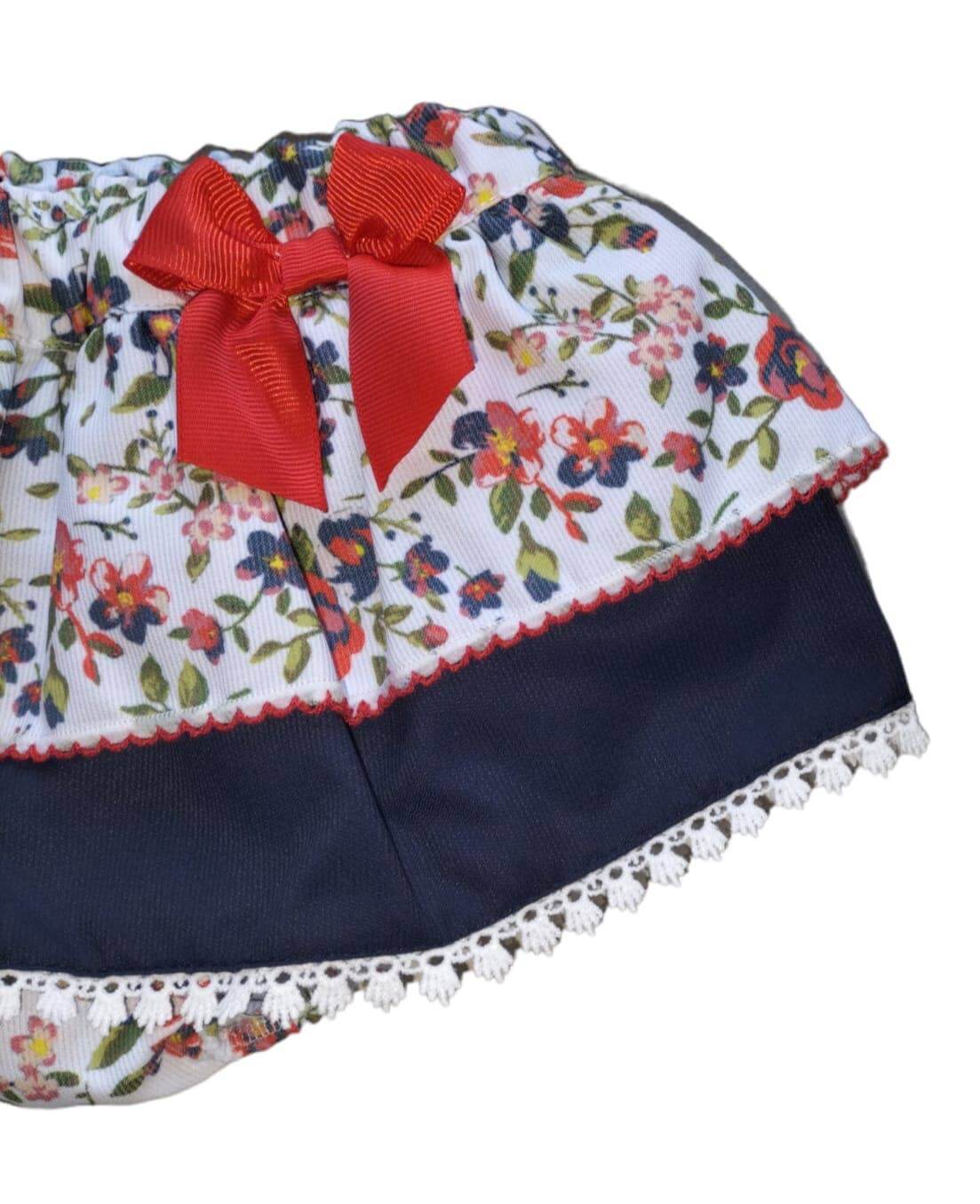 Fluffy Flowery Baby Outfit