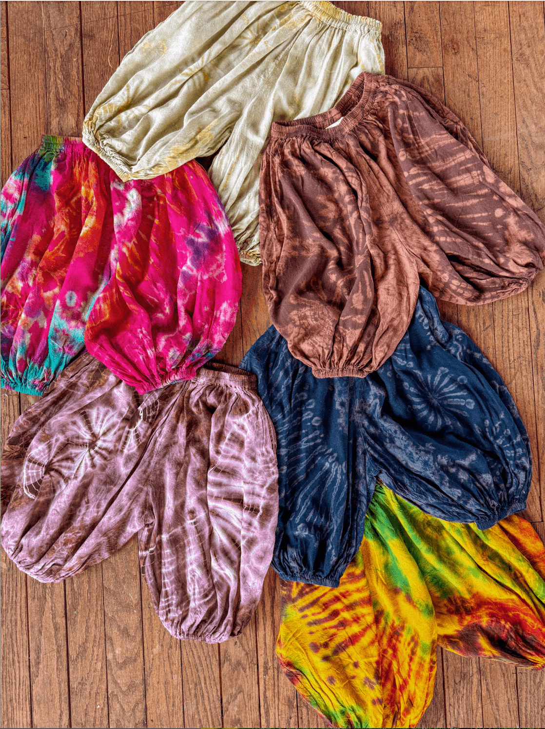 Baby Youth Kids Hippie Boho Tie Dye Pants