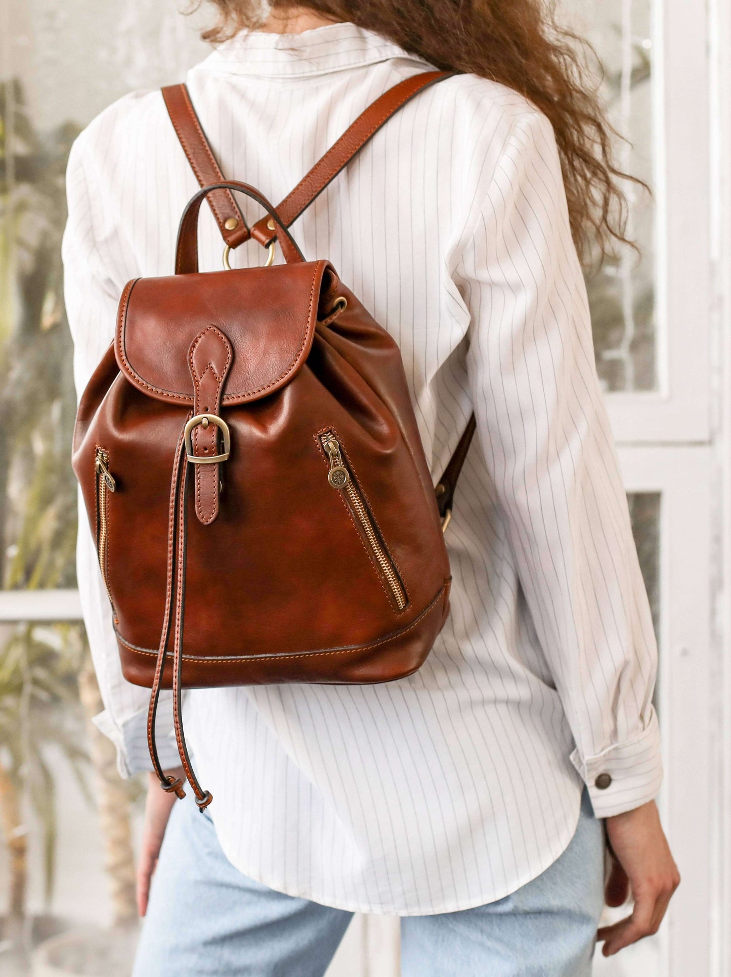 Vachetta Leather Backpack