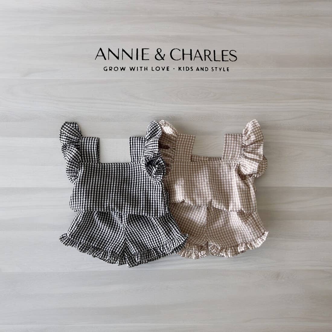 Annie & Charles® summer cotton set for girls