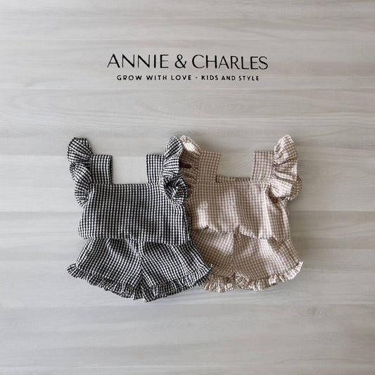 Annie & Charles® summer cotton set for girls