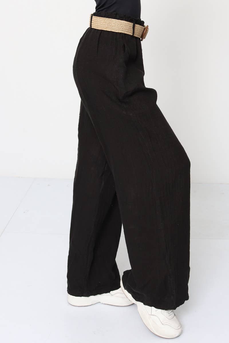100% Linen Trousers REF. 5056