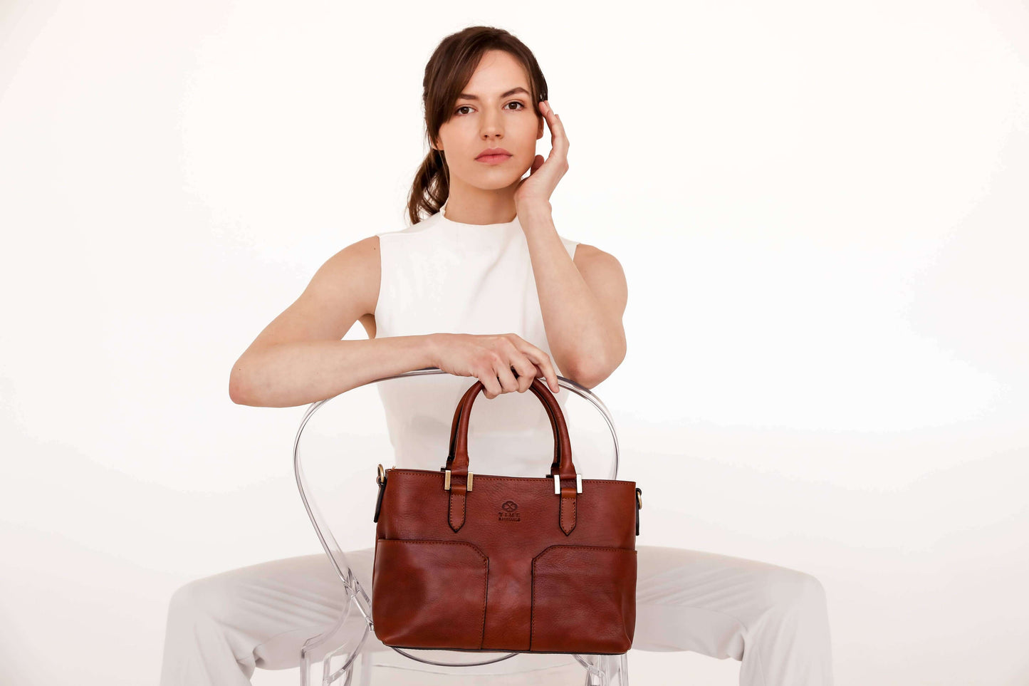 Vachetta Leather Shoulder Bag