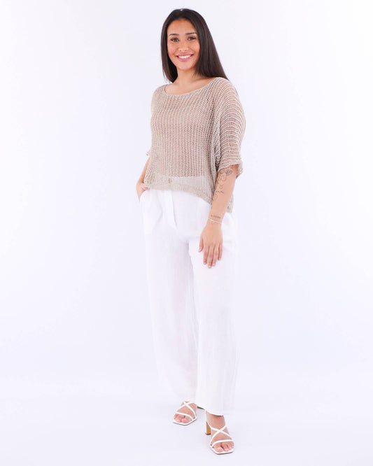 Italian Linen Summer Pants – One Size